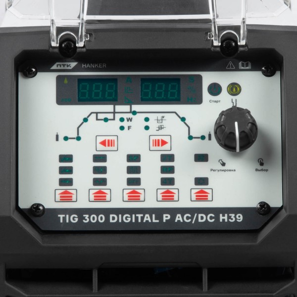 Аппарат для аргонодуговой сварки ПТК HANKER TIG 300 DIGITAL P AC/DC H39