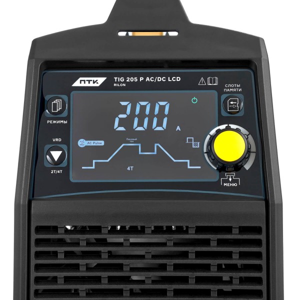 Аппарат для аргонодуговой сварки ПТК RILON TIG 205 P AC/DC LCD