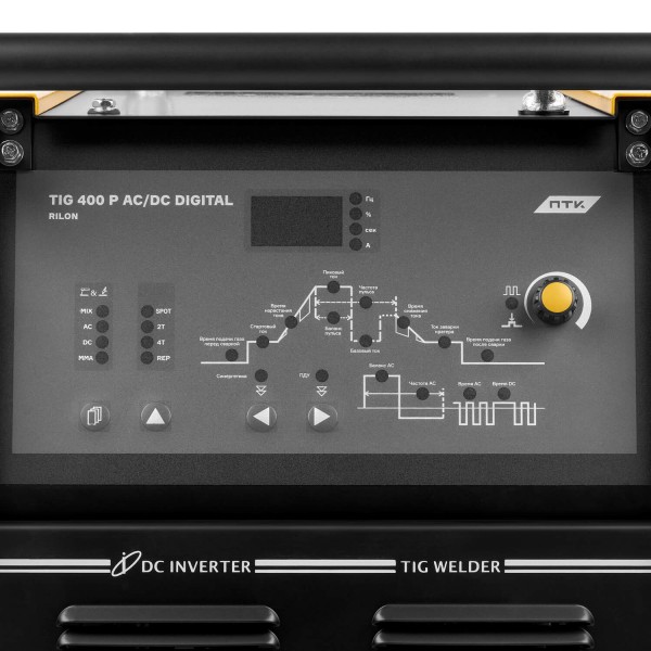Аппарат для аргонодуговой сварки ПТК RILON TIG 400 P AC/DC DIGITAL