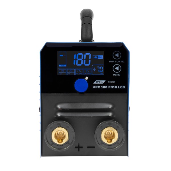 Сварочный инвертор ПТК МАСТЕР ARC 180 FD18 LCD