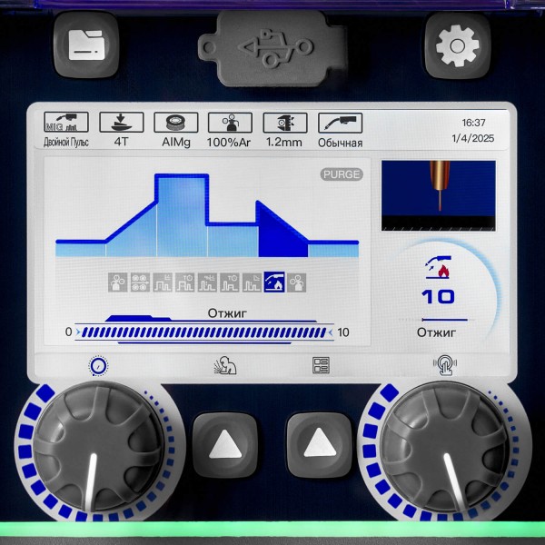 Полуавтомат сварочный ПТК HANKER MIG 200 DP PFC LCD H60