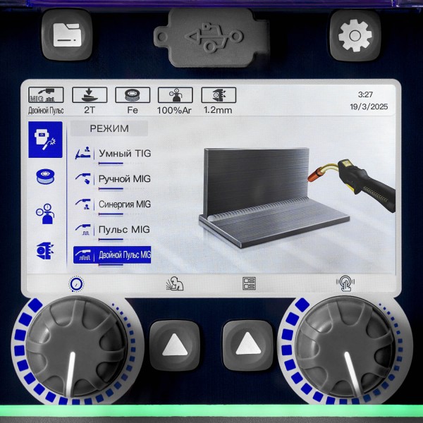 Полуавтомат сварочный ПТК HANKER MIG 230 DP AC/DC PFC LCD H95