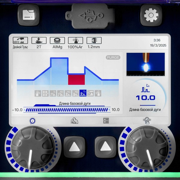 Полуавтомат сварочный ПТК HANKER MIG 230 DP AC/DC PFC LCD H95