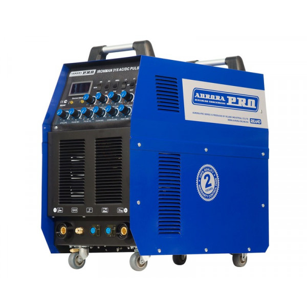 Индустриальный аппарат аргонодуговой сварки AuroraPRO IRONMAN 315 AC/DC PULSE (TIG+MMA) + аттестат НАКС